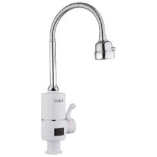 Проточний кран-водонагрівач  для кухні на три режими Lidz Warm 062  LDWAR062WCR49099 White/Chrome