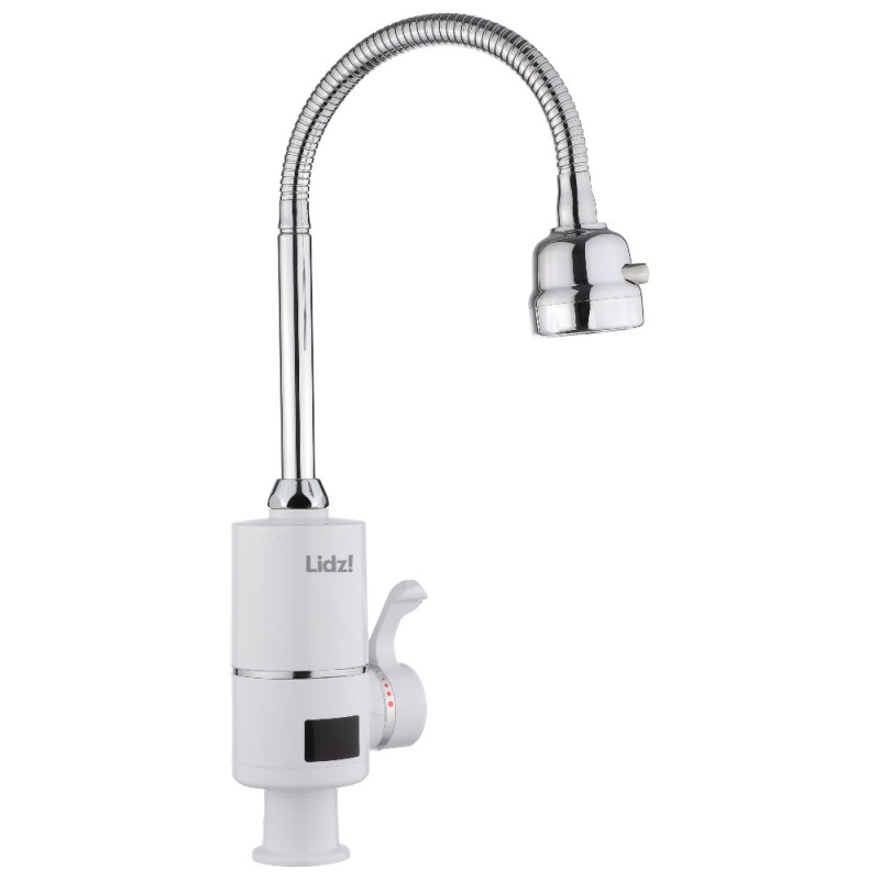 Проточный кран-водонагреватель для кухни на три режима Lidz Warm 062 LDWAR062WCR49099 White/Chrome