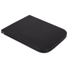 Qtap Сиденье для унитаза (Gemini) 435x357x37 мм, Matt Black, с микролифтом, Slim Duroplast, Quick Release QT99HY2312MB