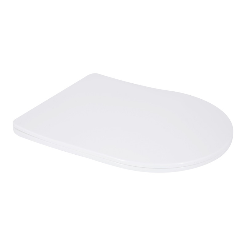Qtap Сиденье для унитаза Grand с микролифтом Slim Duroplast, Quick Release White