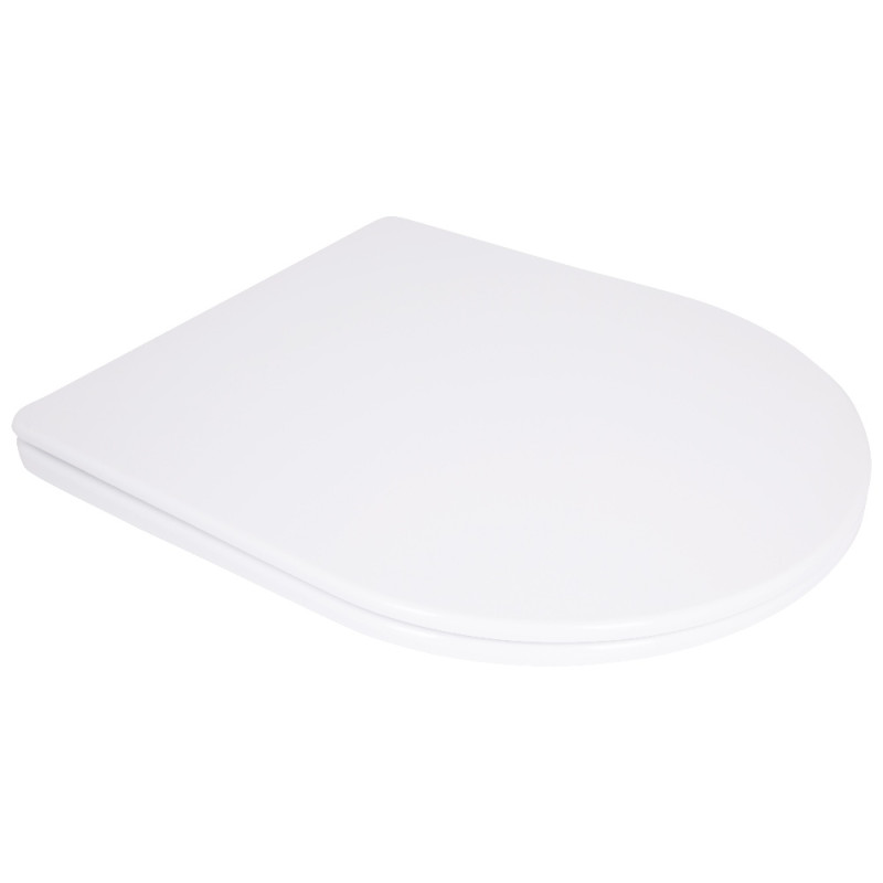 Qtap Сидіння для унітаза (Jay 640, Swan 640) 422x360x30 мм, White, з мікроліфтом, Slim Duroplast, Quick Release QTSC179W48699