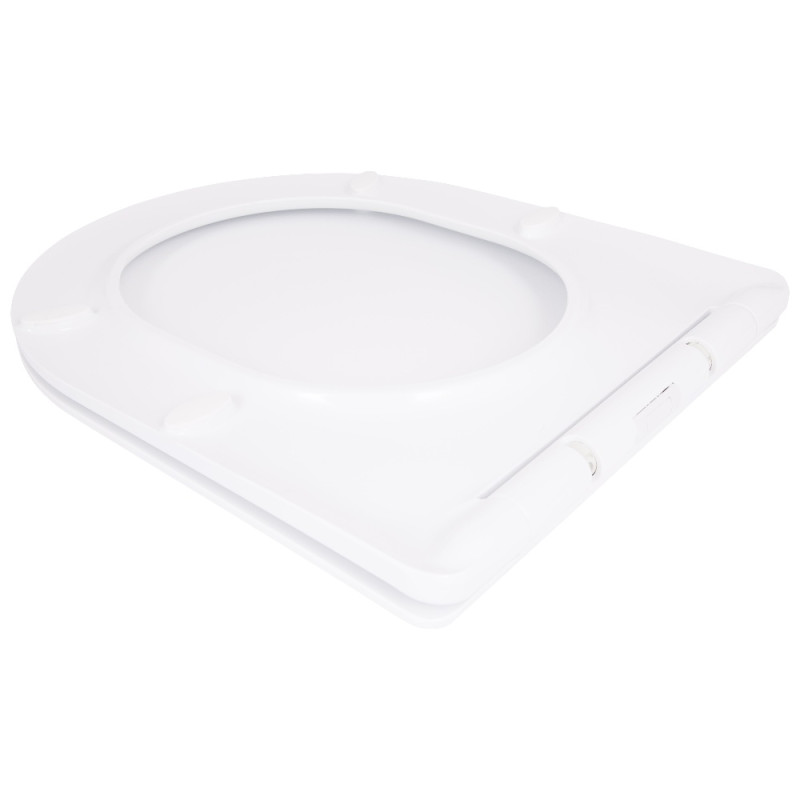 Qtap Сидіння для унітаза (Jay 640, Swan 640) 422x360x30 мм, White, з мікроліфтом, Slim Duroplast, Quick Release QTSC179W48699