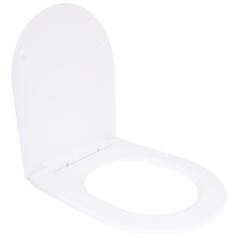 Qtap Сидіння для унітаза (Jay 640, Swan 640) 422x360x30 мм, White, з мікроліфтом, Slim Duroplast, Quick Release QTSC179W48699