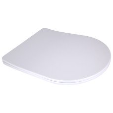 Qtap Сиденье для унитаза напольного (Vlasta) 560×363×30 мм, White, с микролифтом, Slim Duroplast, Quick Release QT28228300W3