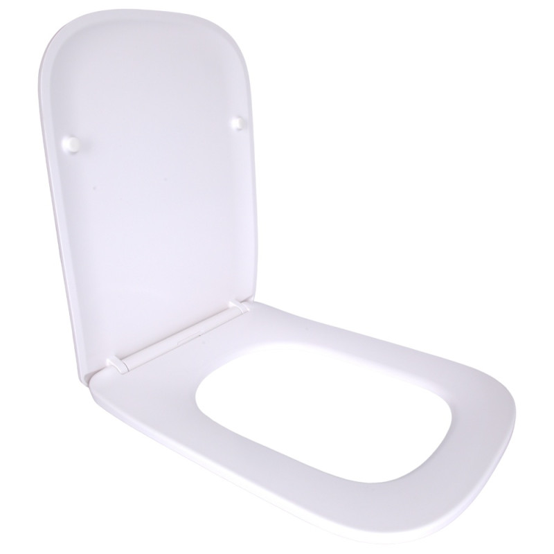 Сидіння для унітаза (Tern 490,520,610) 435x344x50 мм, White, з мікроліфтом, Slim Duroplast, Quick Release QTSC179W47353 Qtap