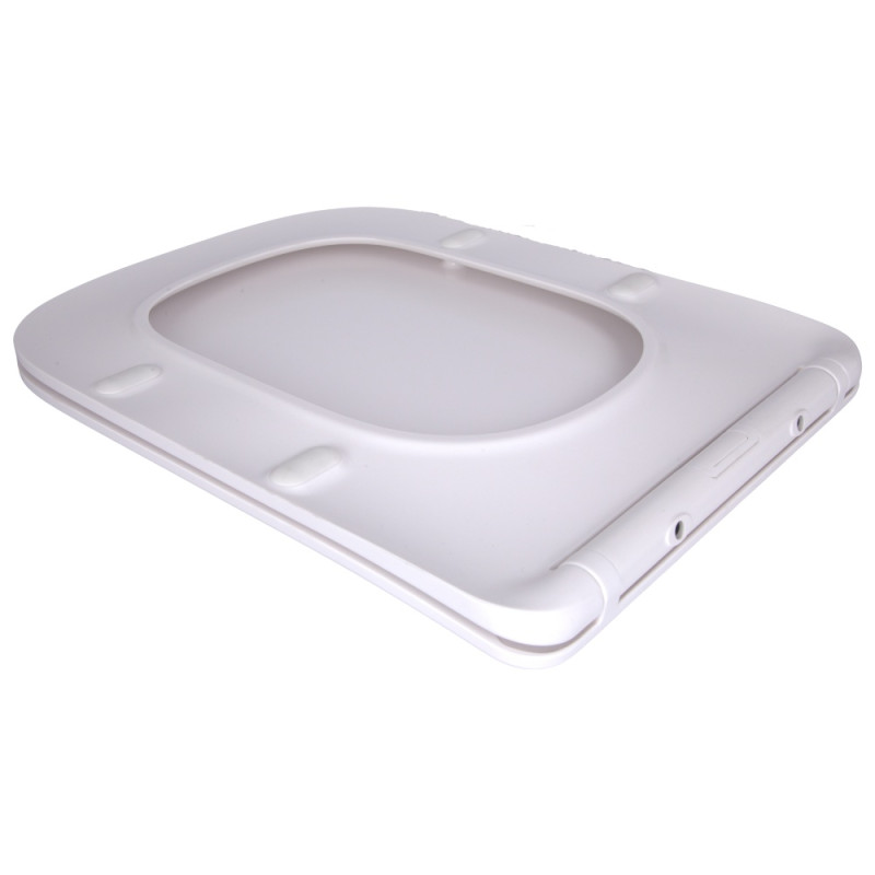Сидіння для унітаза (Tern 490,520,610) 435x344x50 мм, White, з мікроліфтом, Slim Duroplast, Quick Release QTSC179W47353 Qtap