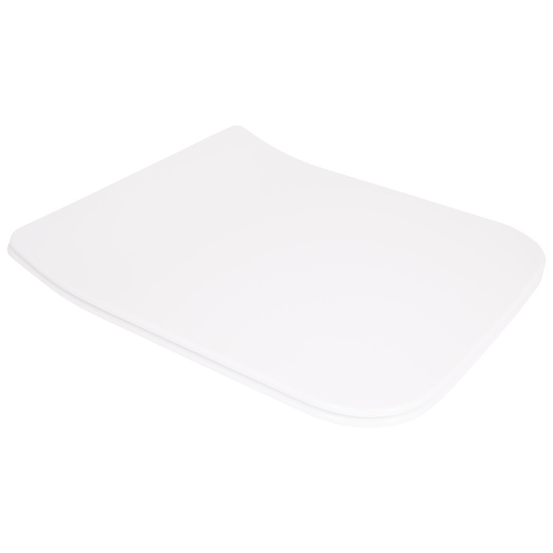 Qtap Сиденье для унитаза (Crow 640) 460x350x47 мм, White, с микролифтом, Slim Duroplast, Quick Release QTSC179W48700