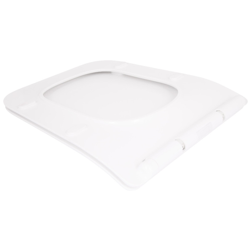 Qtap Сиденье для унитаза (Crow 640) 460x350x47 мм, White, с микролифтом, Slim Duroplast, Quick Release QTSC179W48700