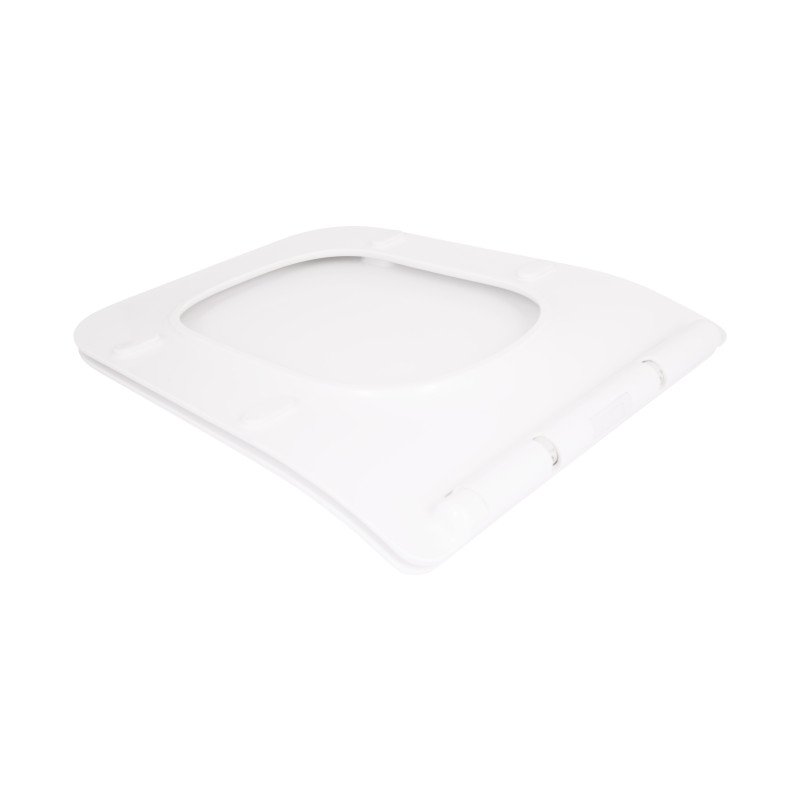 Qtap Сиденье для унитаза (Crow 640) 460x350x47 мм, White, с микролифтом, Slim Duroplast, Quick Release QTSC179W48700