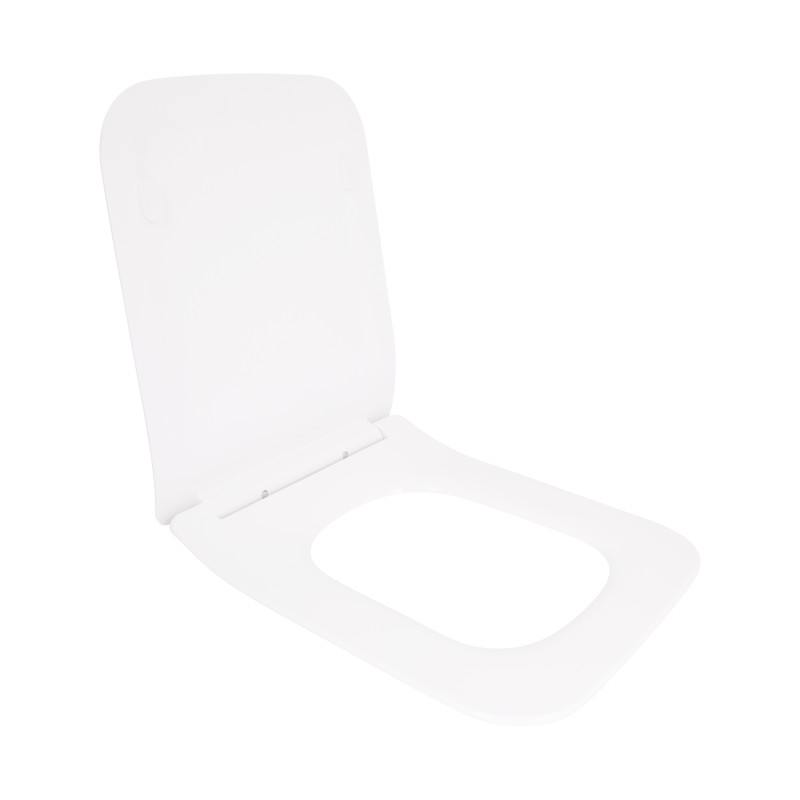 Qtap Сиденье для унитаза (Crow 640) 460x350x47 мм, White, с микролифтом, Slim Duroplast, Quick Release QTSC179W48700
