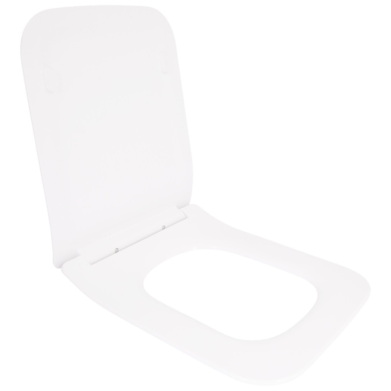 Qtap Сиденье для унитаза (Crow 640) 460x350x47 мм, White, с микролифтом, Slim Duroplast, Quick Release QTSC179W48700