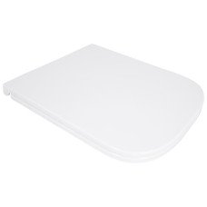 Сиденье для унитаза Qtap (Gemini 490) 428x344x37,5 мм, White, с микролифтом, Slim Duroplast, Quick Release QTSC179W49385