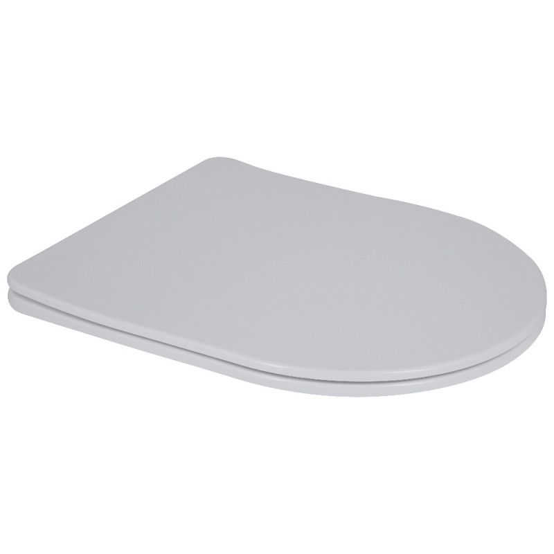 Сидіння для унітаза Qtap (Jay 490, Swan 490) з мікроліфтом Slim QT99SC6106W