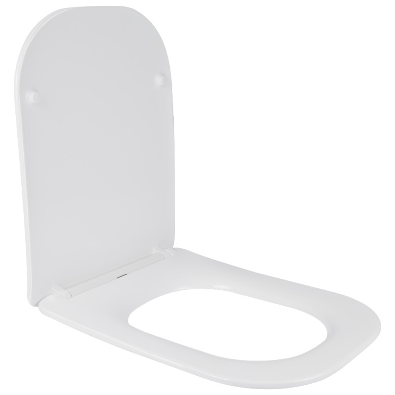 Сидіння для унітаза Qtap Nando з мікроліфтом Slim QT12991222AW