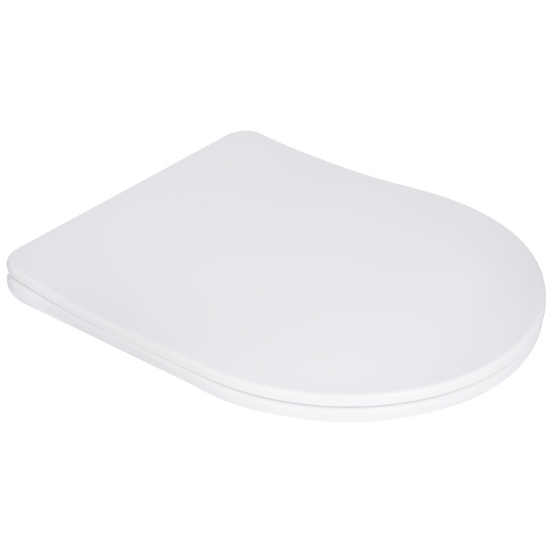 Сидіння для унітаза Qtap (Robin 490,610, Scorpio 490) з мікроліфтом Slim QTSC179W48675