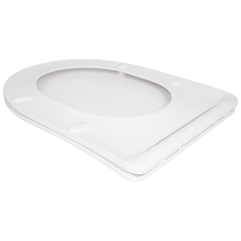 Сидіння для унітаза Qtap (Robin 490,610, Scorpio 490) з мікроліфтом Slim QTSC179W48675