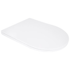 Сидіння для унітазу Qtap (Taurus 520) 455x365x38 мм, White, з мікроліфтом, Slim Duroplast, Quick Release QTSC179W49384