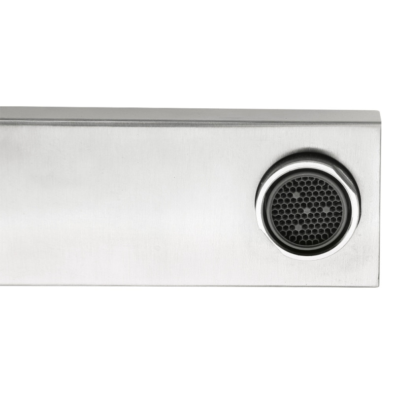 Змішувач для раковини низький Lidz Nexus 001F (k35)  LDNEX001FNKS49184 Nickel