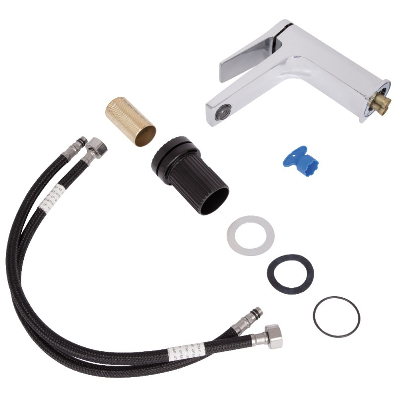 Змішувач для раковини низький Qtap Nando  QTNAN270CRM48649 Chrome
