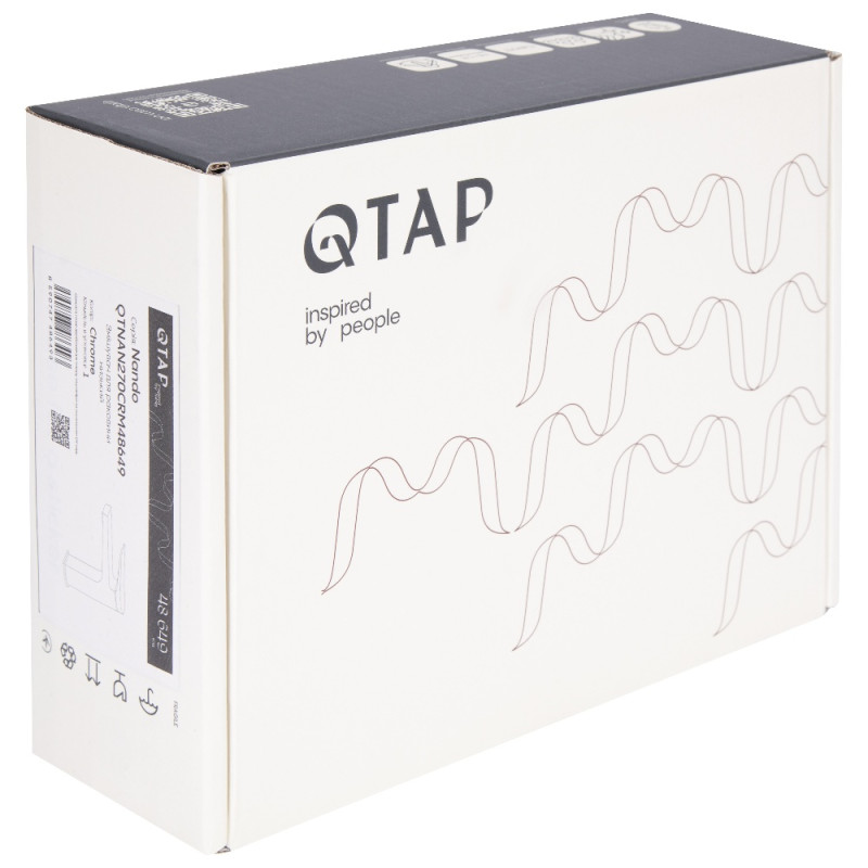 Змішувач для раковини низький Qtap Nando  QTNAN270CRM48649 Chrome
