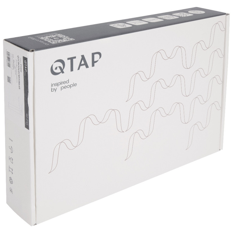 Змішувач для раковини високий Qtap Crow  QTCRO269CRM48645 Chrome