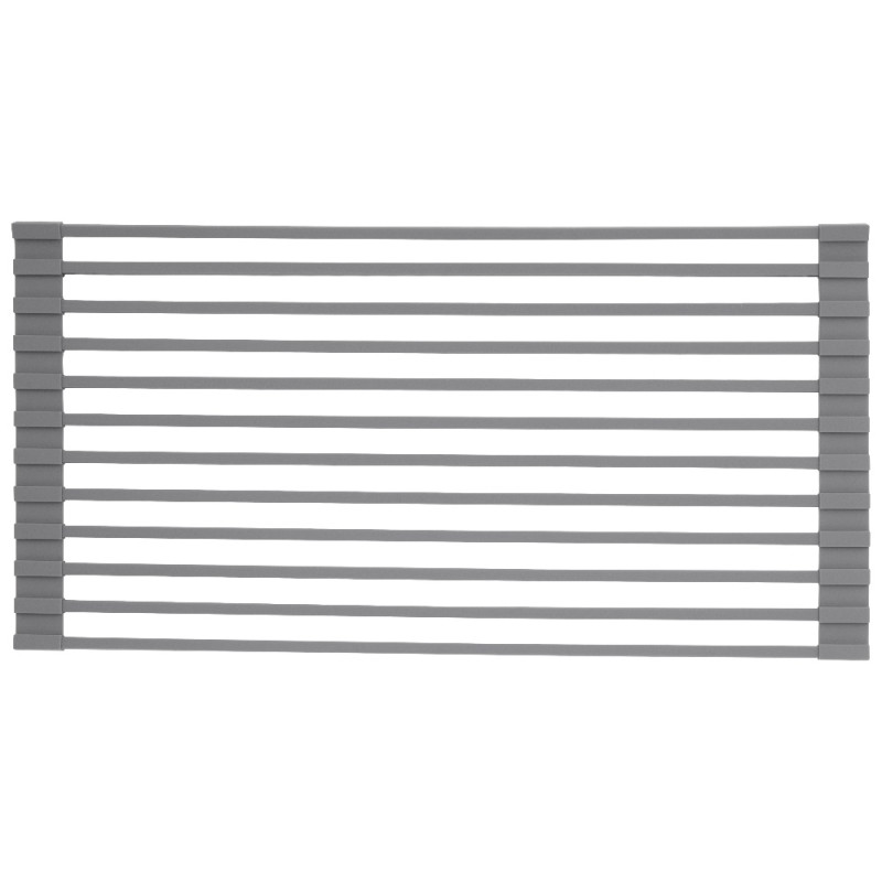 Сушарка на кухонну мийку Lidz Acsis LA03 Gray, квадратна основа, для посуду 430х216 мм LDACSLA03GRA49761