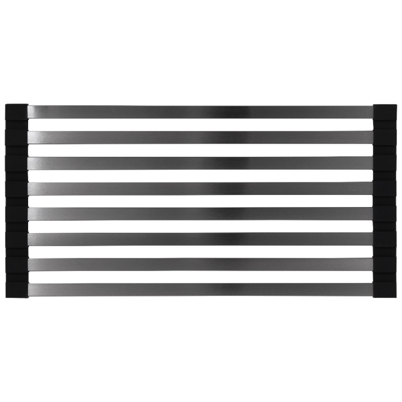 Сушарка на кухонну мийку Lidz Acsis LA12 Black, плоска основа, для посуду 430х218 мм LDACSLA12BLM49766