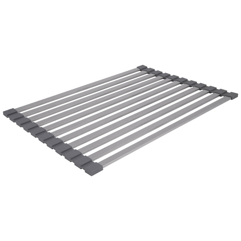 Сушарка на кухонну мийку Lidz Acsis LA13 Gray, плоска основа, для посуду 430х300 мм LDACSLA13GRA49767