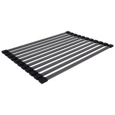 Сушарка на кухонну мийку Lidz Acsis LA14 Black, плоска основа, для посуду 430х300 мм LDACSLA14BLM49768