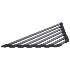 Сушарка на кухонну мийку кутова Lidz Acsis LA20 Black, плоска основа, для посуду 477х198 мм LDACS297BLM49773