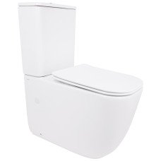 Унитаз напольный Qtap Aquarius Ultra Quiet 620×355×790 мм с сиденьем Soft-close, White QTAQAW27W49262