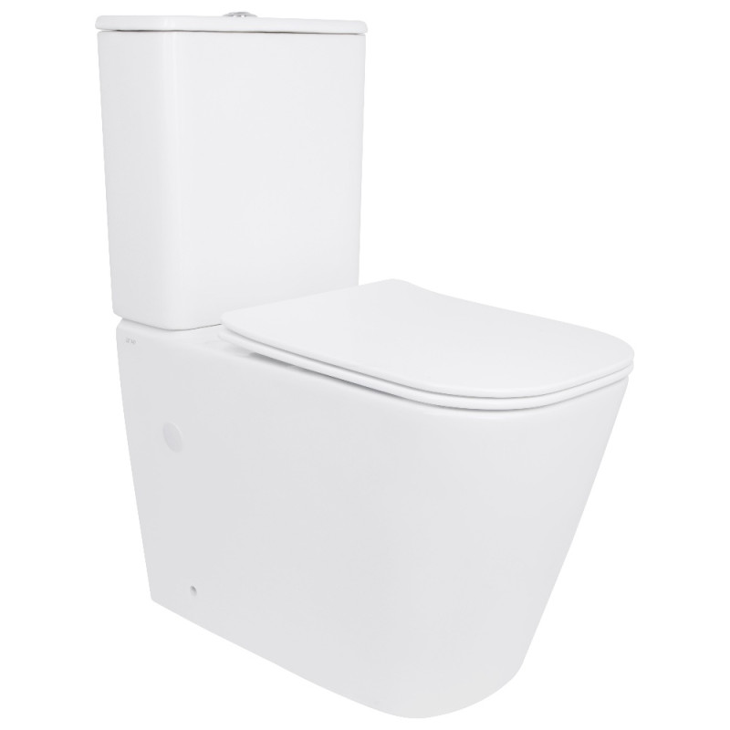 Унітаз підлоговий Qtap Stork Ultra Quiet 630×350×805 мм із сидінням Soft-close, White QTSTO27W49260