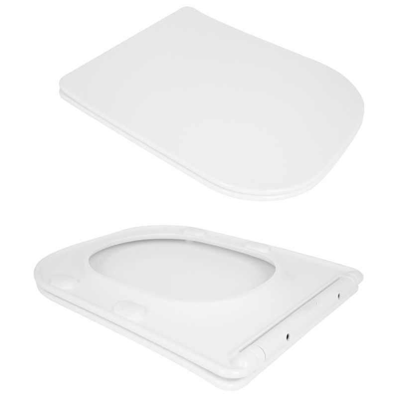 Унитаз напольный Qtap Stork Ultra Quiet 630×350×805 мм с сиденьем Soft-close, White QTSTO27W49260