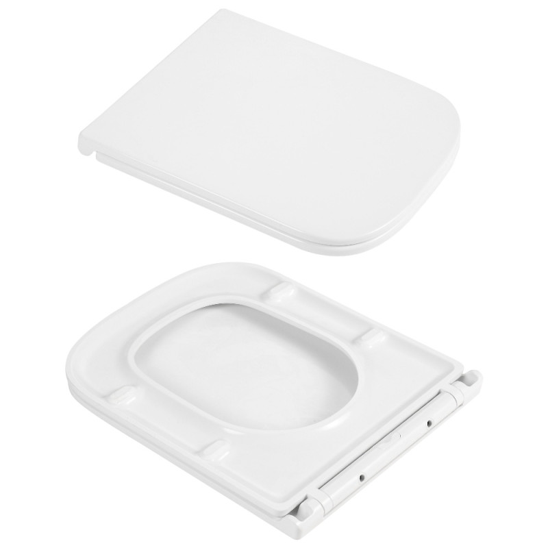 Унітаз підвісний Qtap Gemini Ultra Quiet 485×340×350 мм, White, з сидінням Slim Duroplast / Soft-close / Quick Release QTTAU26W49119