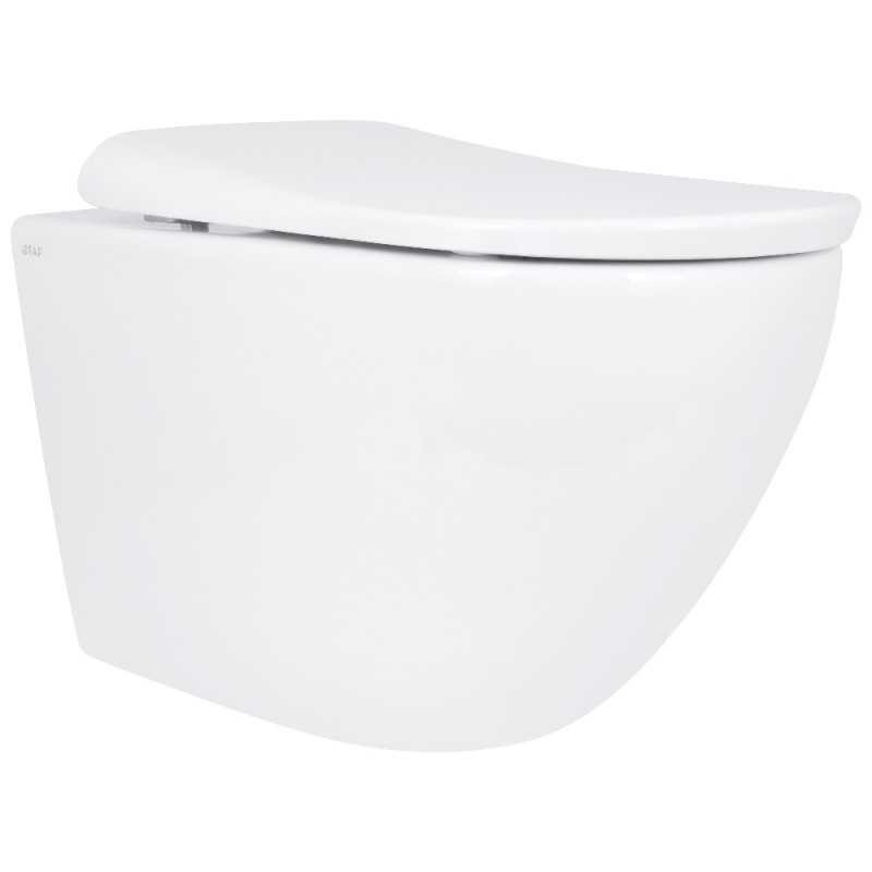 Унітаз підвісний Qtap Robin ML Ultra Quiet 520x365x365 мм, з сидінням Soft-close MagLock, White QTROBML26W49623