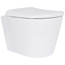 Унитаз подвесной Qtap Scorpio ML Ultra Quiet 490×365×325 мм, с сиденьем Soft-close MagLock, White QTSCOML26W49622