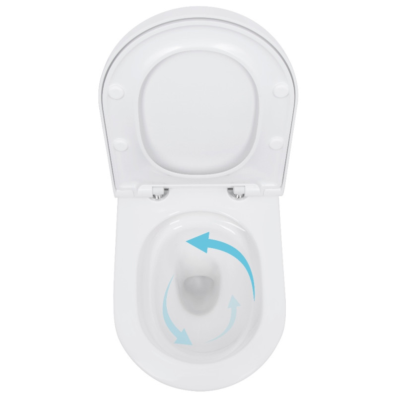 Унитаз подвесной Qtap Scorpio ML Ultra Quiet 490×365×325 мм, с сиденьем Soft-close MagLock, White QTSCOML26W49622