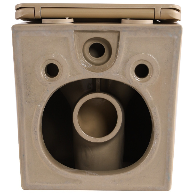 Унітаз підвісний Qtap Tern Ultra Quiet 520×345×325 мм, Beige, з сидінням Slim Duroplast / Soft-close / Quick Release QTTER26SB49001