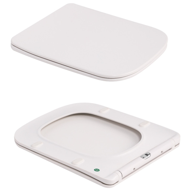 Унітаз підвісний Qtap Tern Ultra Quiet 520×345×325 мм, Marble, з сидінням Slim Duroplast / Soft-close / Quick Release QTTER26MR49002