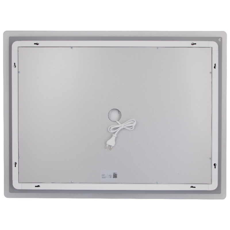 Дзеркало Lidz Orion (OR2) 800х600 з LED-підсвічуванням Touch, з антизапотіванням, з димером, рег. яскравості LDOR80060049294