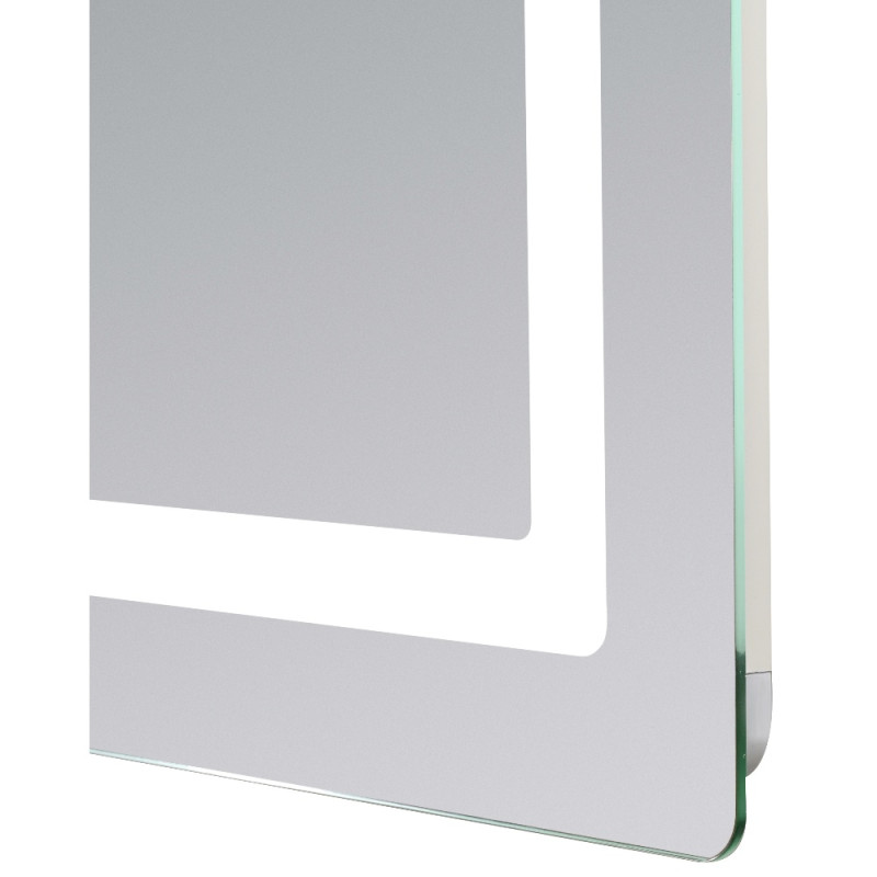 Зеркало Lidz Kubis (KU2) 1200х800 с LED-подсветкой Touch, с антизапотеванием, с диммером, рег. яркости LDKUB120080049007