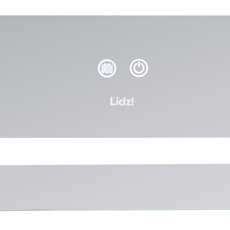 Зеркало Lidz Kubis (KU2) 1200х800 с LED-подсветкой Touch, с антизапотеванием, с диммером, рег. яркости LDKUB120080049007