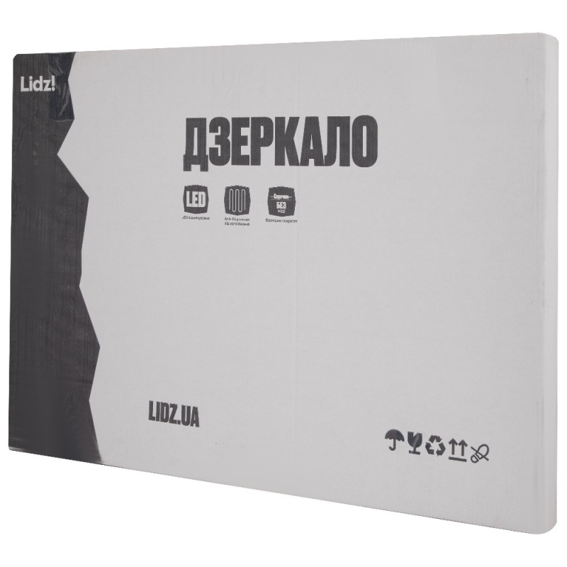 Зеркало Lidz Orion (OR2) 500х800 с LED-подсветкой Touch, с антизапотеванием, с диммером, рег. яркости LDOR50080049291