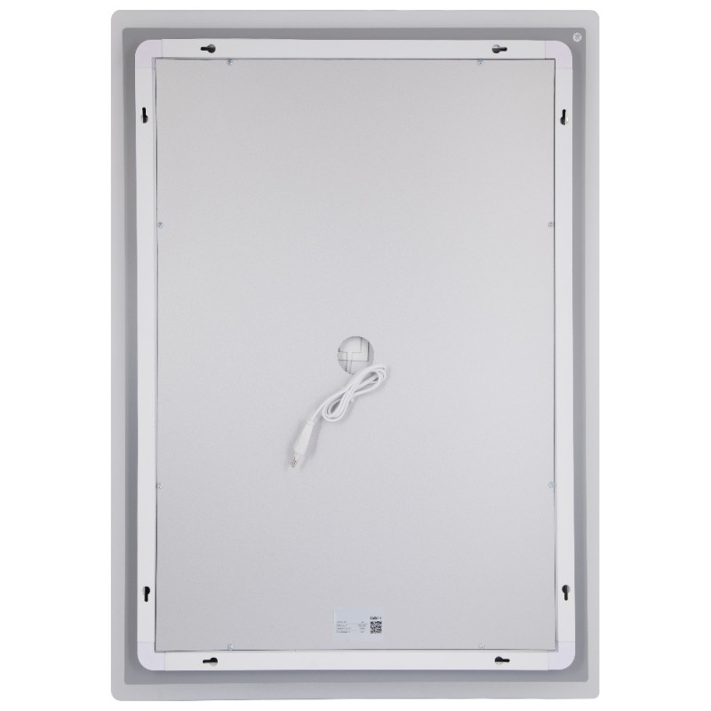 Зеркало Lidz Orion (OR2) 600х800 с LED-подсветкой Touch, с антизапотеванием, с диммером, рег. яркости LDOR60080049292