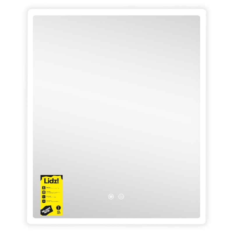 Зеркало Lidz Orion (OR2) 700х800 с LED-подсветкой Touch, с антизапотеванием, с диммером, рег. яркости LDOR70080049293
