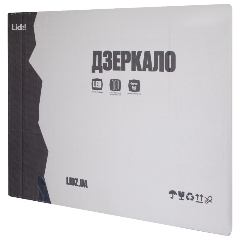 Зеркало Lidz Orion (OR2) 700х800 с LED-подсветкой Touch, с антизапотеванием, с диммером, рег. яркости LDOR70080049293