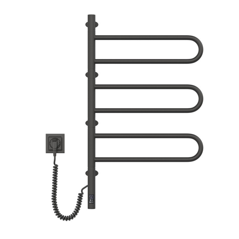 Рушникосушка Fouette 480х800 Sensor з таймером, чорний муар (12-212033-4880)