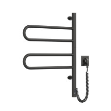 Полотенцесушитель Fouette 480х600 Sensor с таймером, чёрный муар (12-212033-4860)
