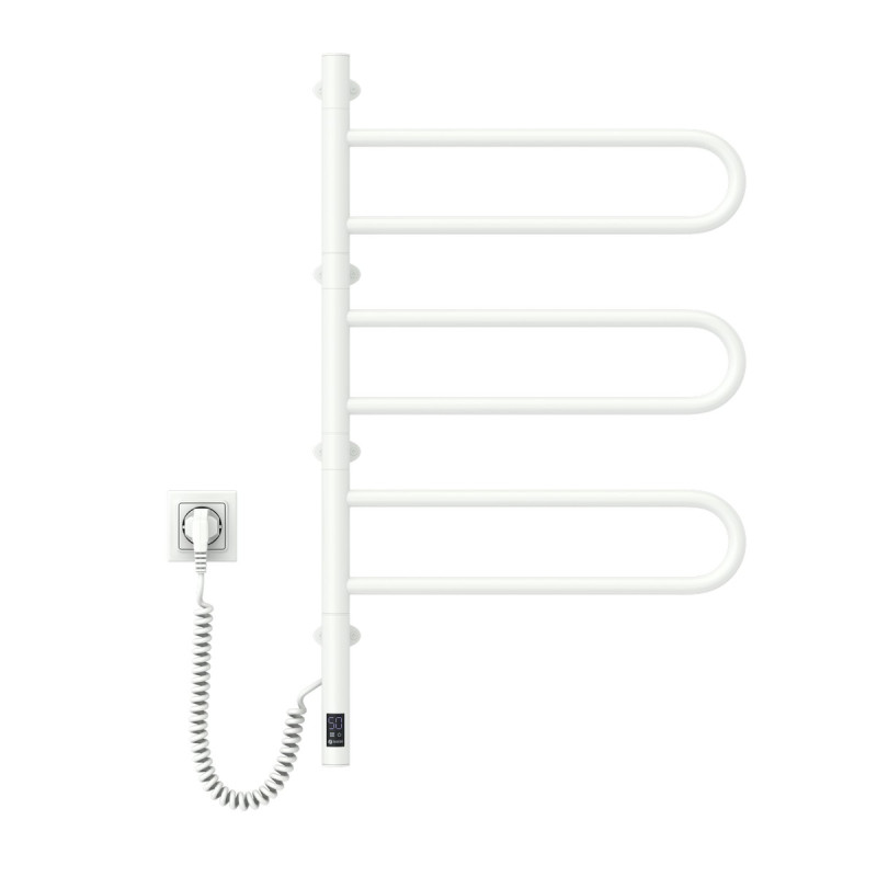 Полотенцесушитель Fouette 480х800 Sensor с таймером, белый (12-112033-4880)