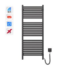 Електрична рушникосушка NAVIN Авангард X 480х1200 Sensor з WI-FI правобічна, чорний муар (12-272055-4812)